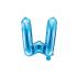 Globo foil letra W azul (35 cm)