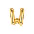 Globo foil letra W dorado (35 cm)