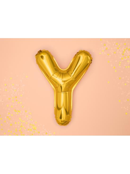 Globo foil letra Y dorado (35 cm)