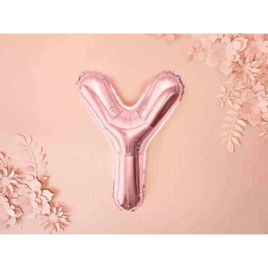 Globo foil letra Y oro rosa (35 cm)