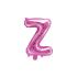 Globo foil letra Z rosa oscuro (35 cm)