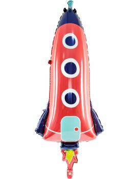 Globo forma de cohete de foil (115 cm) - Space's Party