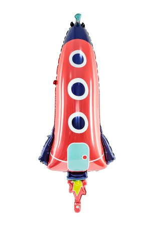 Globo forma de cohete de foil (115 cm) - Space's Party