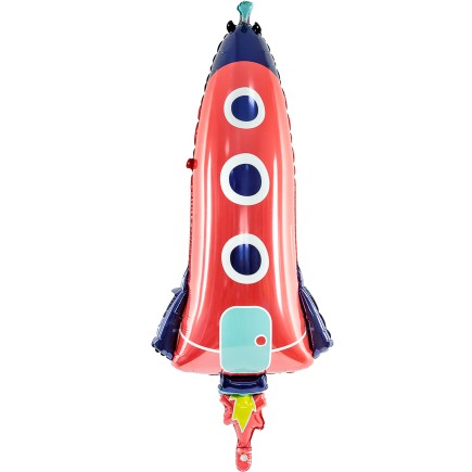 Globo forma de cohete de foil (115 cm) - Space's Party