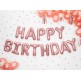 Globos Happy Birthday tonos rosas surtidos (340 cm) - Celebration Party