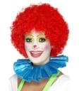 Gorguera de payaso azul para adulto