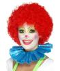 Gorguera de payaso azul para adulto