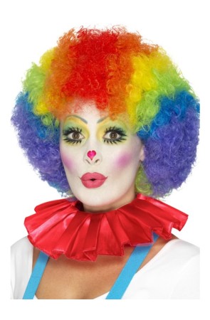 Gorguera Payaso Roja para adulto