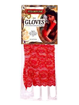 Guantes de Steampunk de rojos