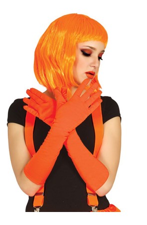 Guantes naranjas largos *