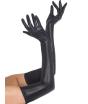 Guantes Negros Efecto Cuero