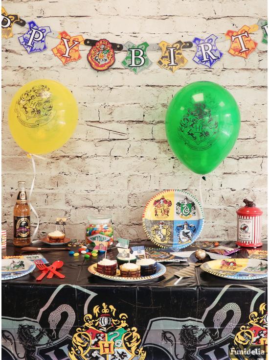 Guirnalda Happy Birthday Harry Potter - Hogwarts Houses
