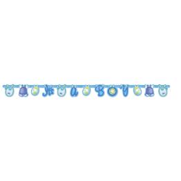 Guirnalda It's a Boy -Blue Clothesline Baby Shower