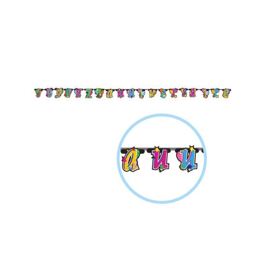 Guirnalda Joyeux Anniversaire estrellas