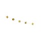 Guirnalda con estrellas doradas (3,6 m)