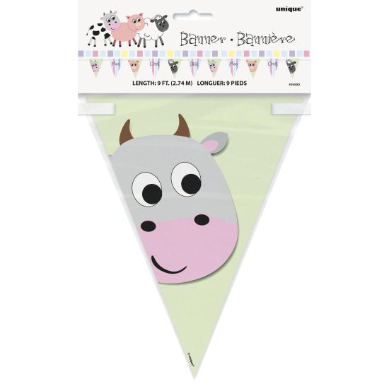 Guirnalda de banderines - Farmyard Party