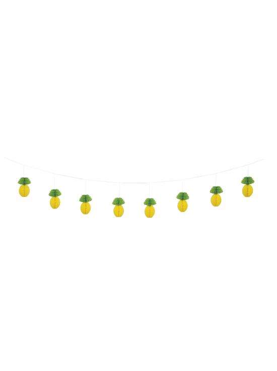 Guirnalda de piñas de panel de abeja