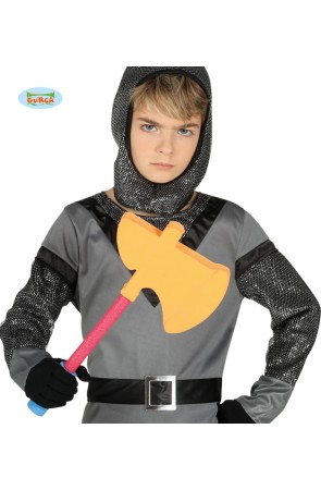 Hacha medieval de EVA infantil de 38 cm
