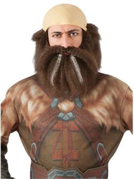 Kit barba y peluca de Dwalin Escudo de Roble El Hobbit Un Viaje Inesperado para adulto