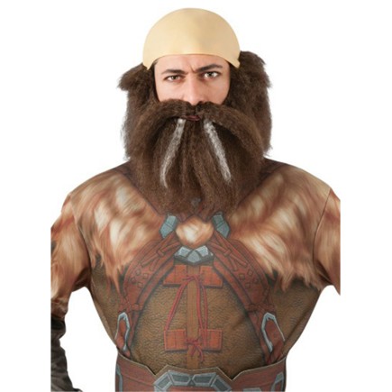 Kit barba y peluca de Dwalin Escudo de Roble El Hobbit Un Viaje Inesperado para adulto