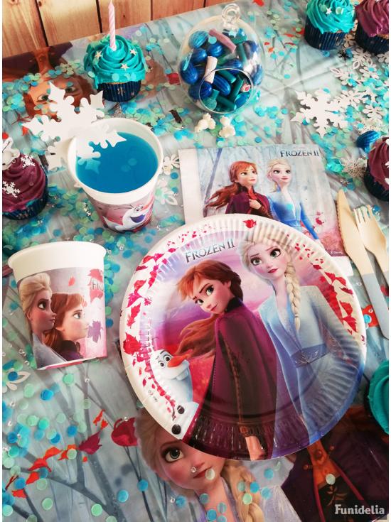Decoración cumpleaños Frozen 8 personas