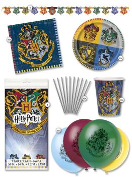 Kit de fiesta Harry Potter Casas 8 personas premium
