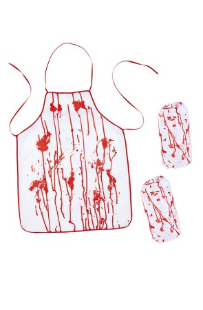 Kit disfraz de asesino carnicero ensangrentado