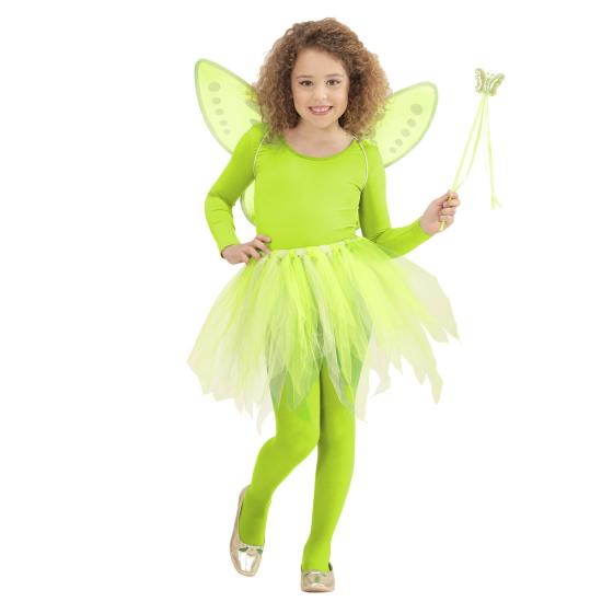 Kit disfraz de Hada Verde para niña ^