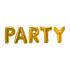 Kit globo foil "Party" en dorado - Glitz & Glamour Black & Gold