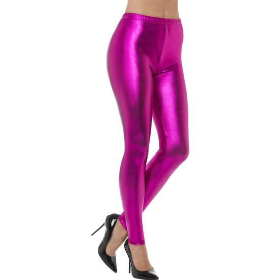 Leggings rosas metalizadas para mujer > Accesorios Textiles para Disfraces  > Complementos para Disfraces > Pantalones para Disfraces