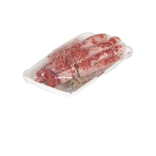 Mano sangrienta al vacío