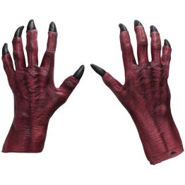 Manos Demonio Lujo Latex para adulto