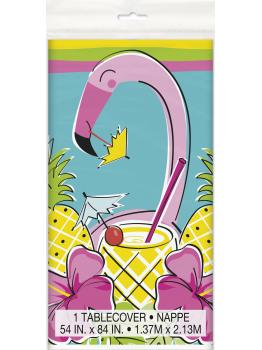 Mantel con flamenco y piña tropical - Tropi-cool