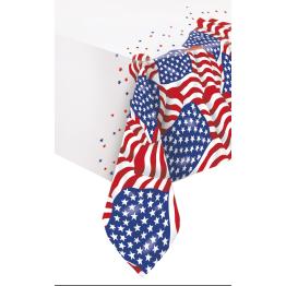 Mantel de plástico Bandera de USA - Fiesta Estados Unidos