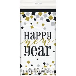 Mantel rectangular de Nochevieja - Happy New Year