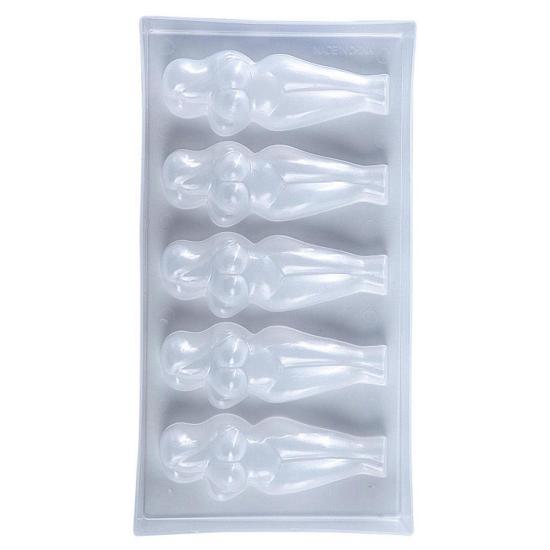 Molde de cubitos de hielo de mujer