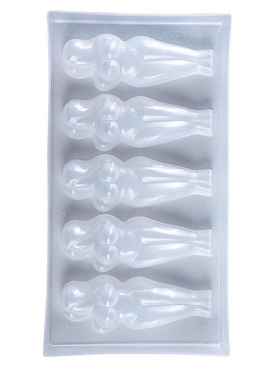Molde de cubitos de hielo de mujer