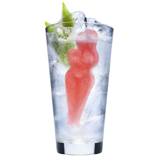 Molde de cubitos de hielo de mujer