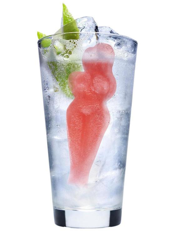 Molde de cubitos de hielo de mujer