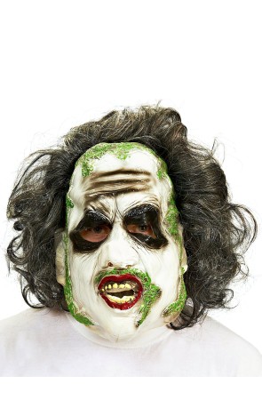 Máscara Beetlejuice con pelo para adulto