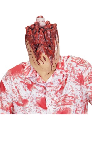 Máscara cabeza decapitada