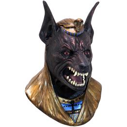 Máscara Dios Egipcio Anubis látex para adulto.