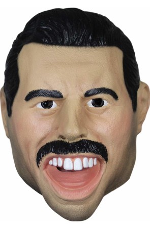 Máscara de Freddie Mercury de látex
