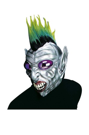 Máscara de alien estilo punky para hombre