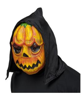 Máscara de calabaza con capucha