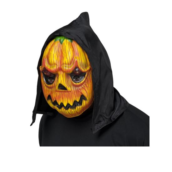 Máscara de calabaza con capucha Máscara de calabaza con capucha