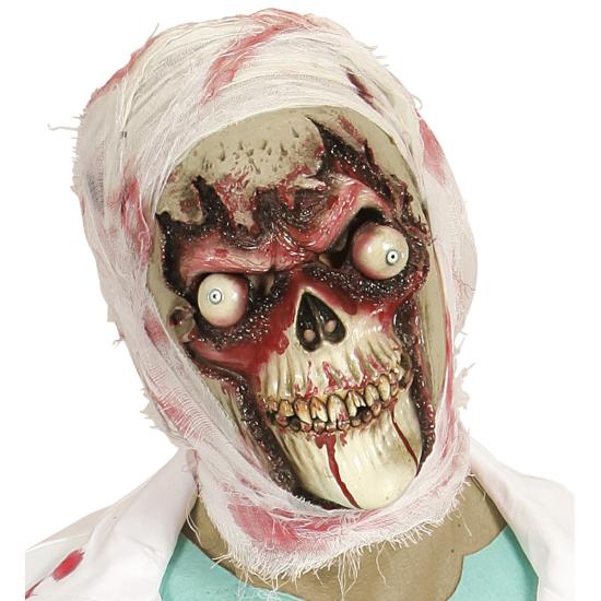 Máscara de calavera zombie de ojos saltones para adulto Máscara de calavera zombie de ojos saltones para adulto