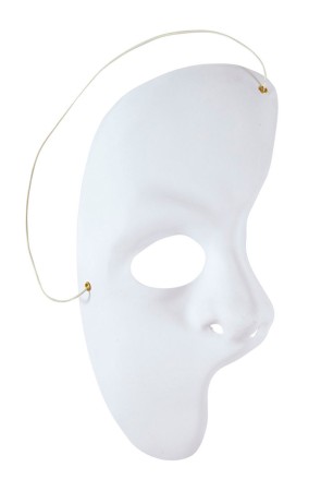 Máscara de fantasma de la opera para adulto