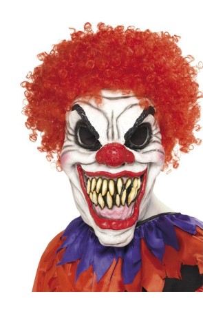 Máscara de payaso espeluznante
