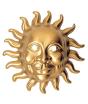 Máscara de sol dorado